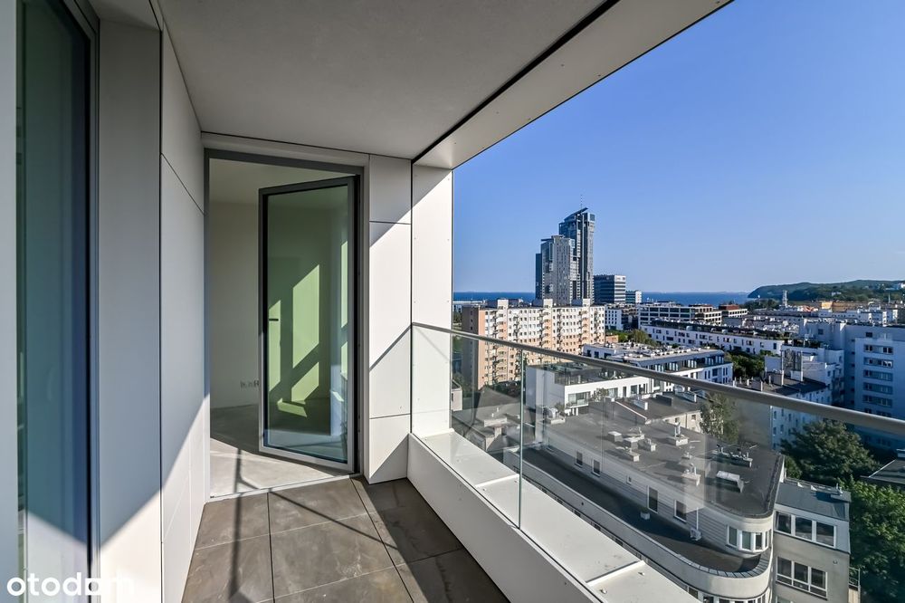 Nowy Apartament z Panoramicznym Widokiem Na Morze w Centrum Gdyni