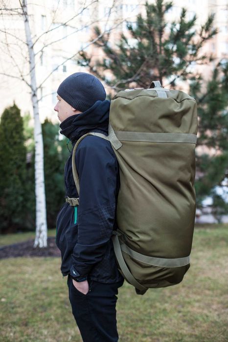 Баул, Сумка тактична, транспортна , 100 л,Хакі,ЗСУ,ВСУ.