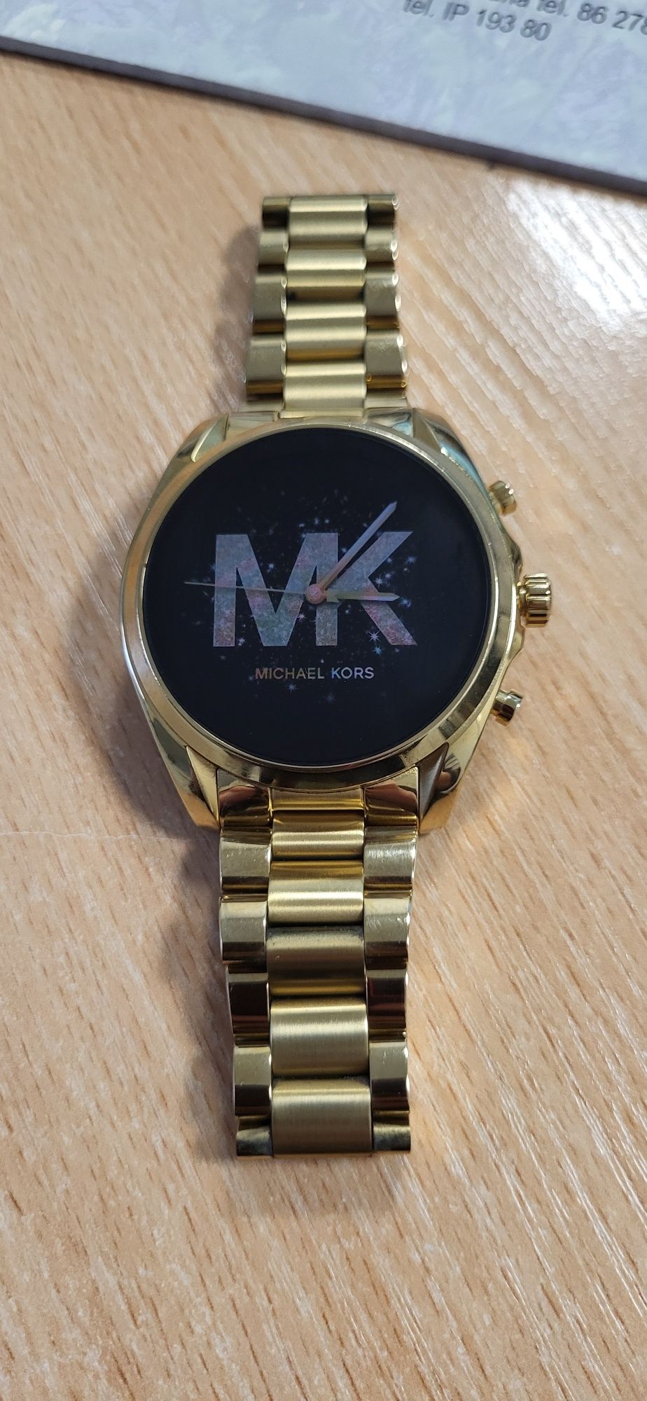 Smartwatch MK złoty