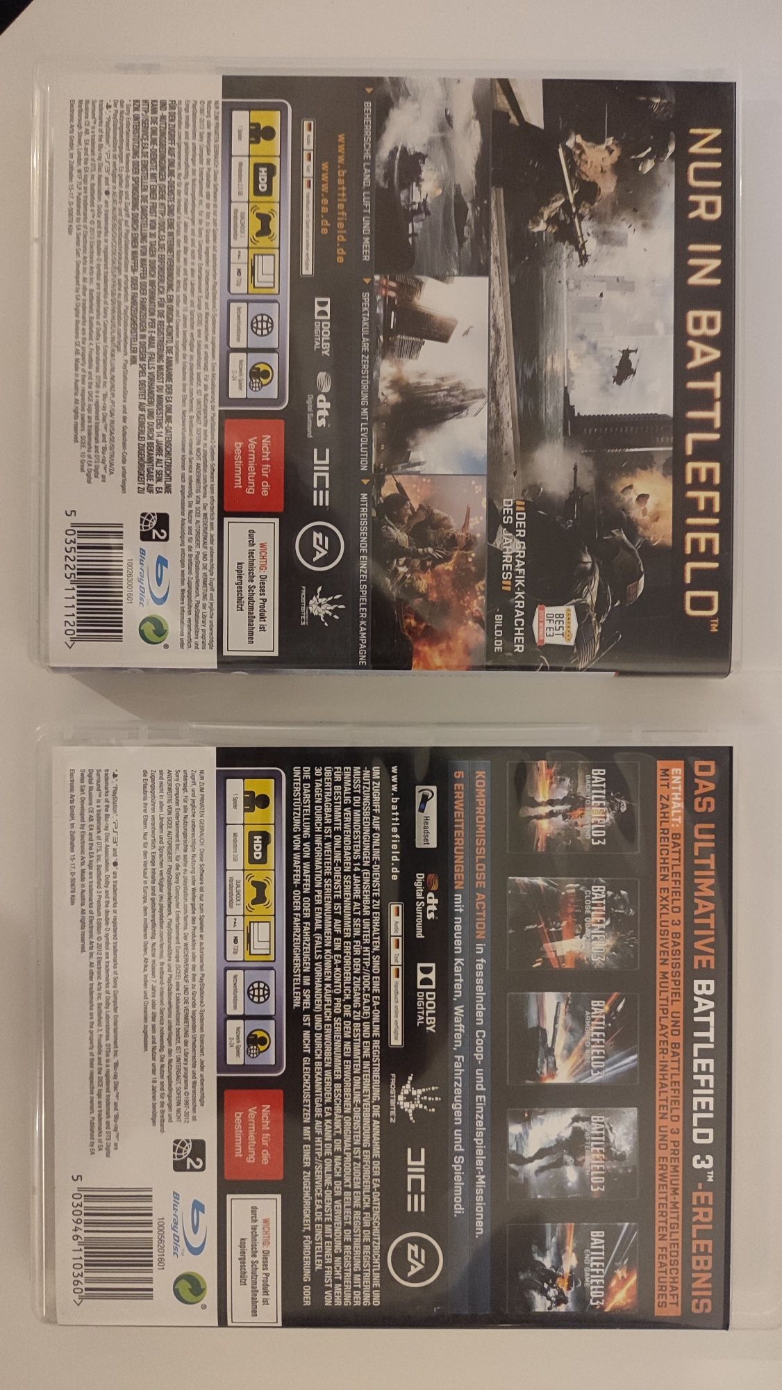 PS3 Battlefield 3 + 4 zestaw