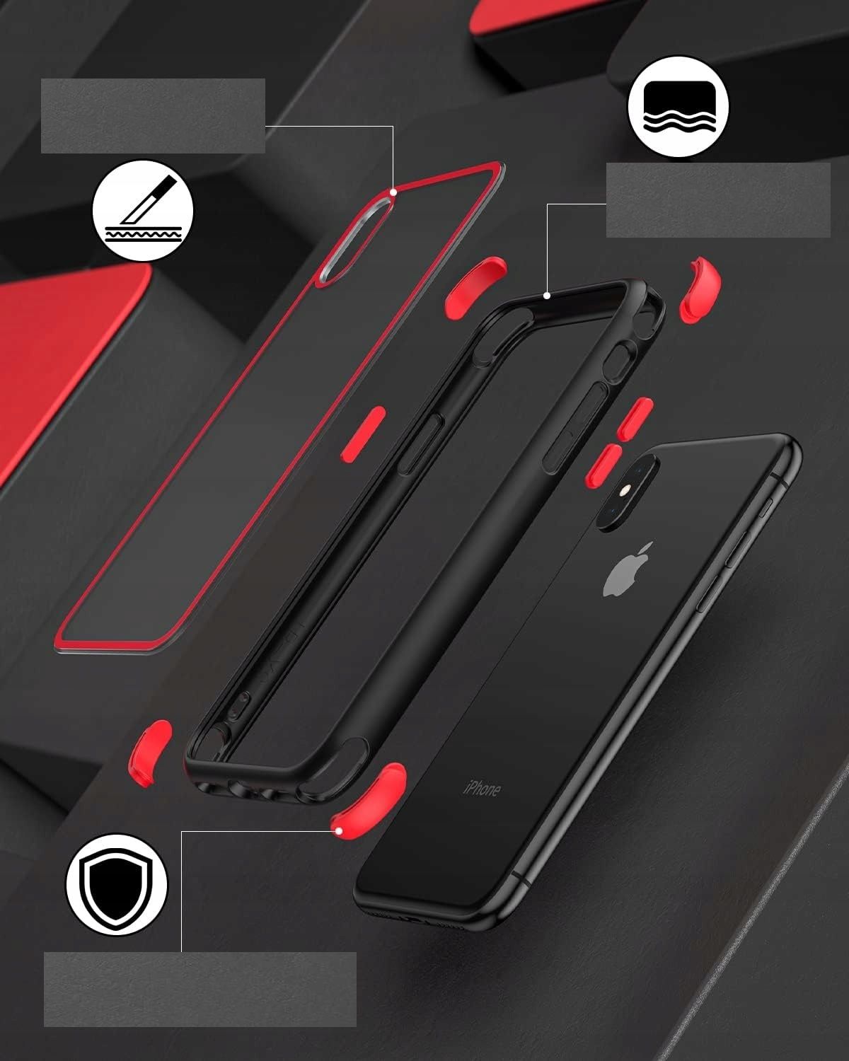 etui do iphone x iphone xs przezroczyste silikonowe case - c