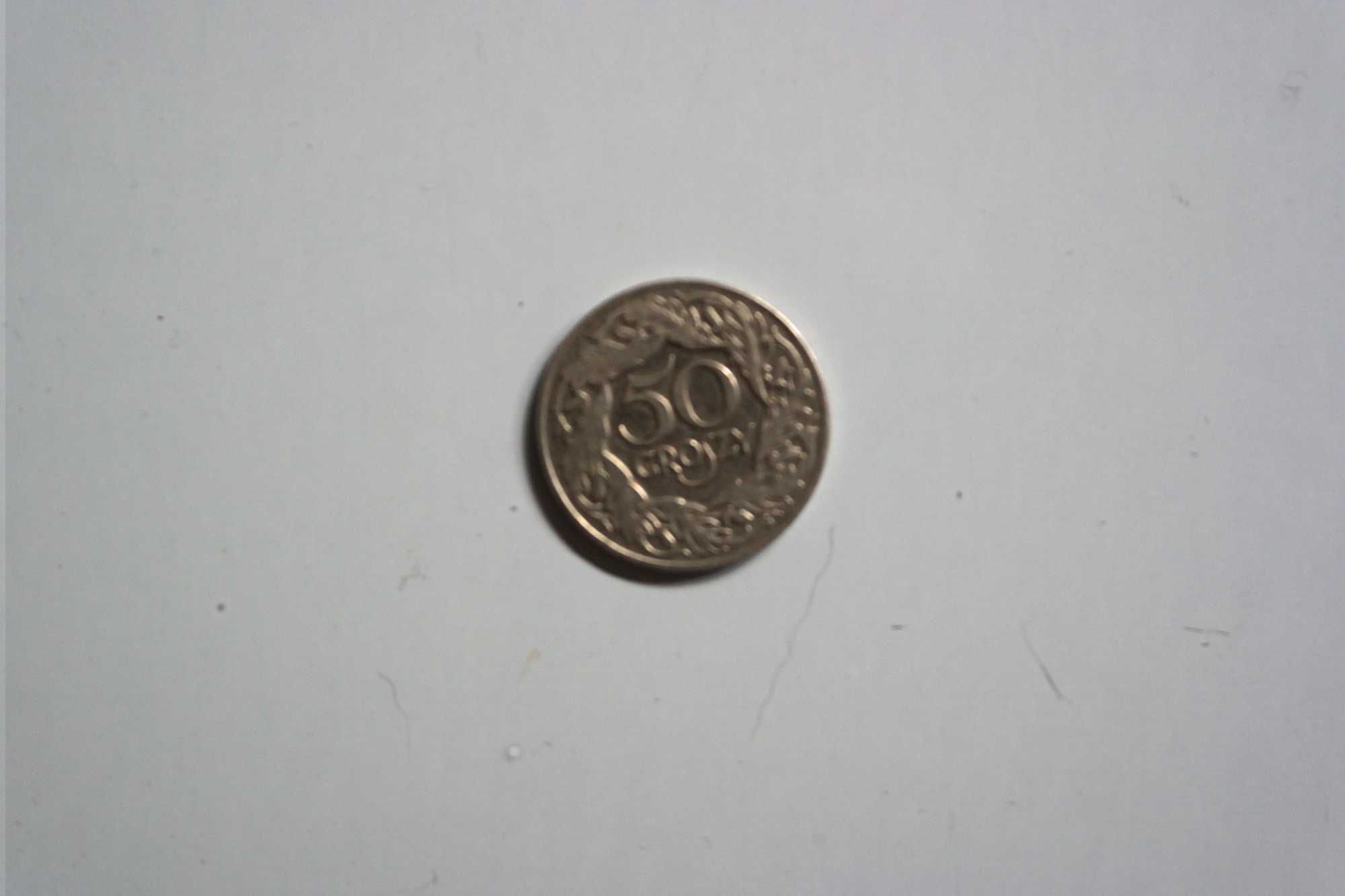 stara polska moneta 50gr 1923