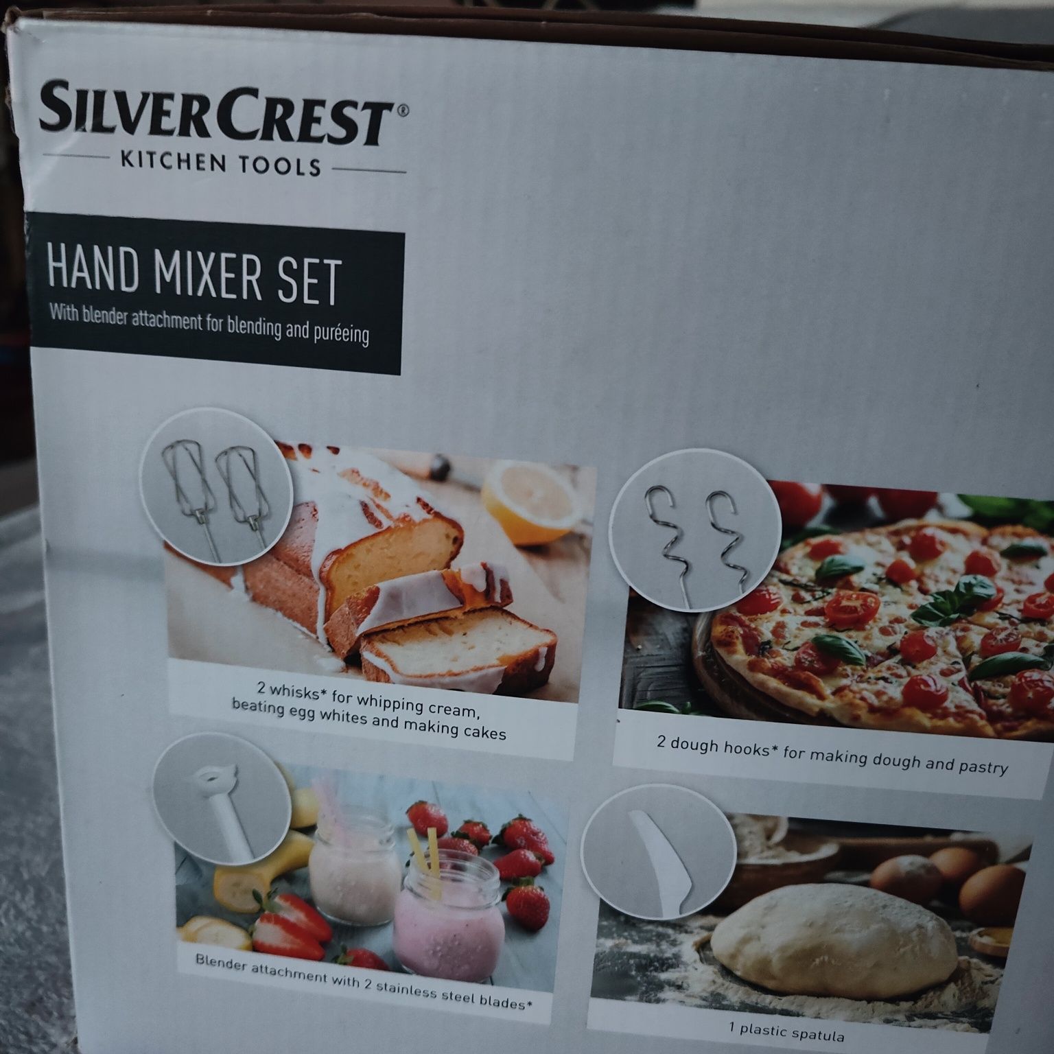 Silvercrest mikser ręczny z misą 2.5l