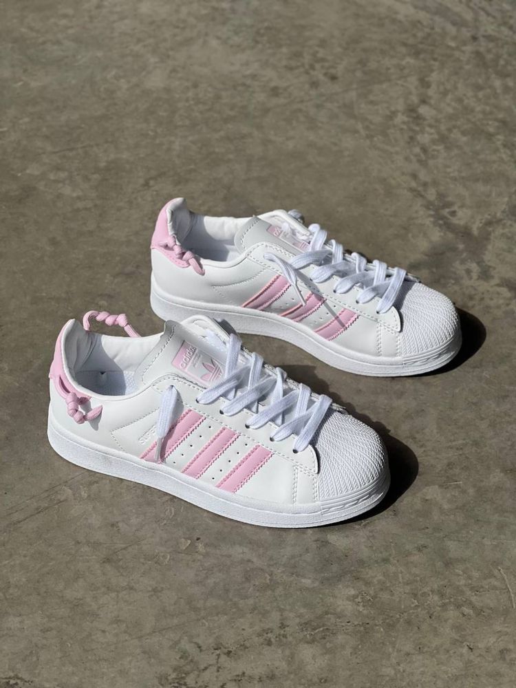 БЕЗ ПЕРЕДОПЛАТ‼️[36-40] Жіночі кросівки Adidas Superstar Knotted Rope