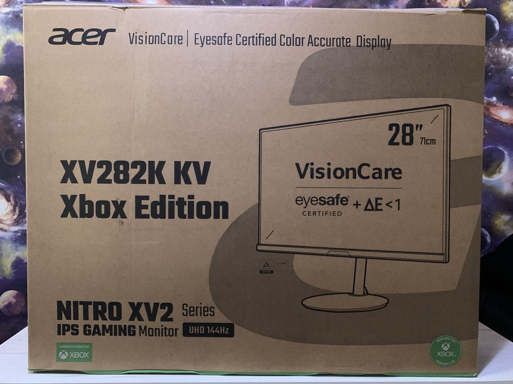 Xbox Series X и Монитор Acer Nitro  Xbox Edition 4К 144hz IPS 28