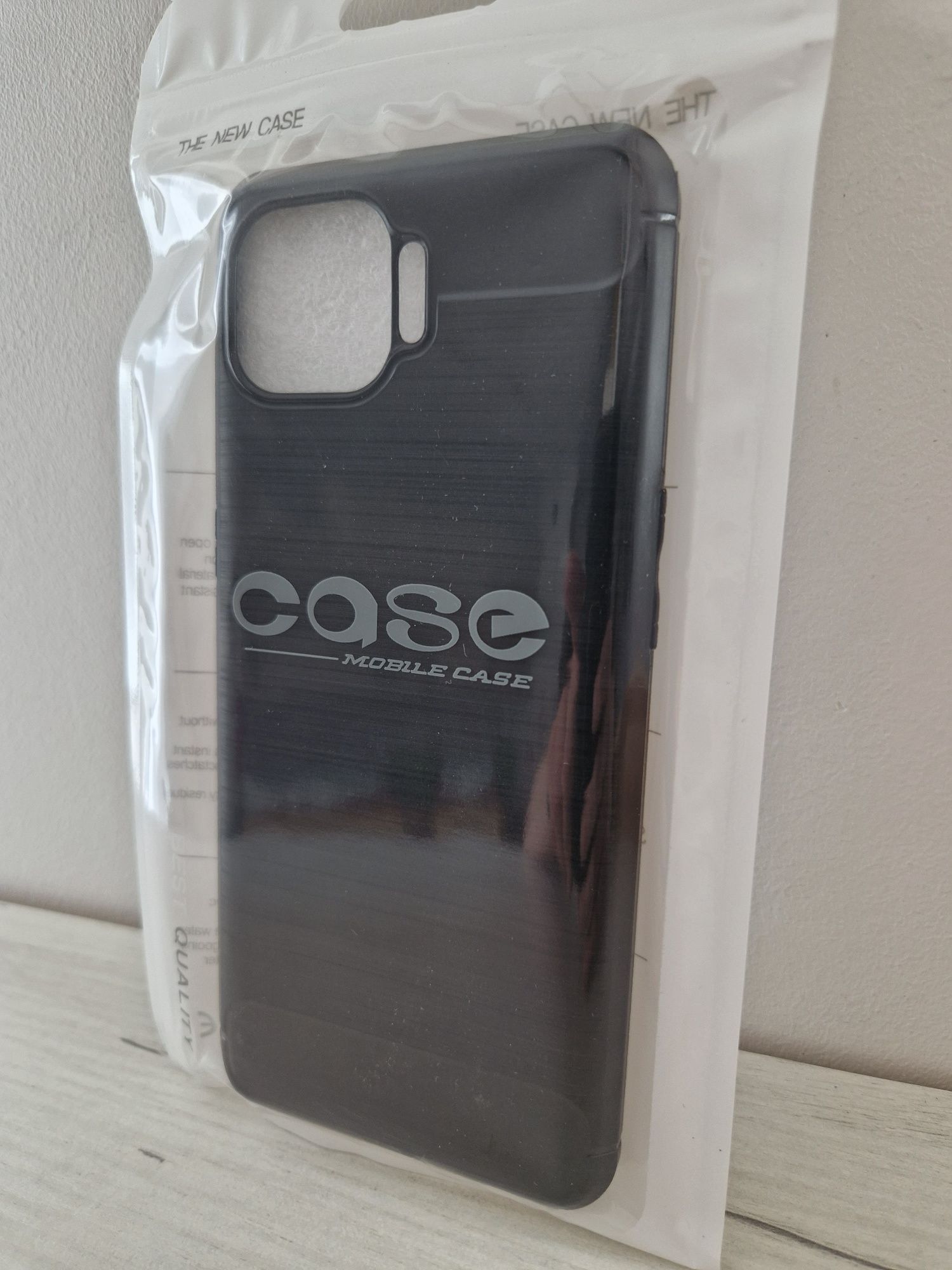 Back Case CARBON do OPPO RENO4 F Czarny