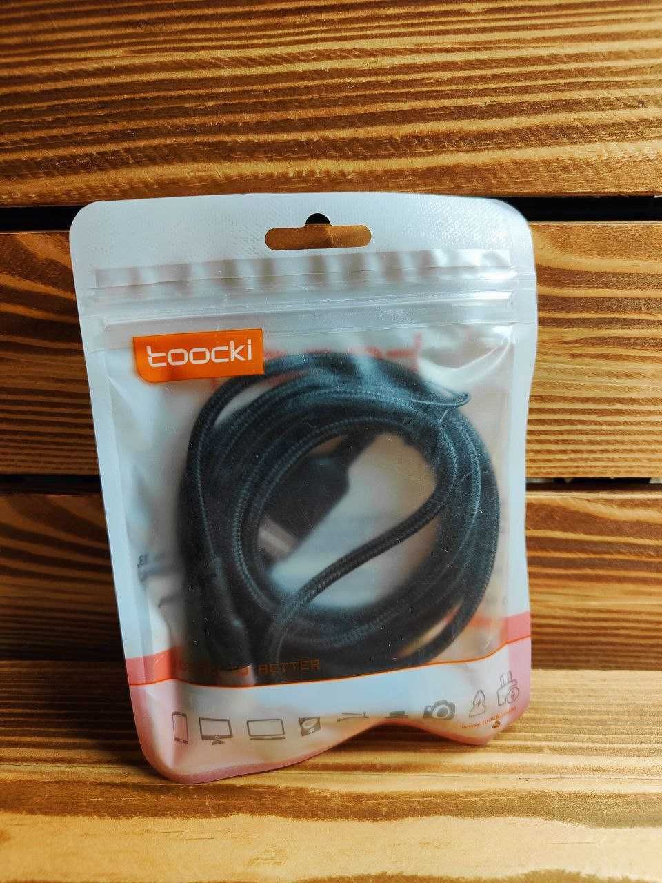 Потужний Кабель 100W TOOCKI 3 в 1 6A 1.2м. Надійний помічник!