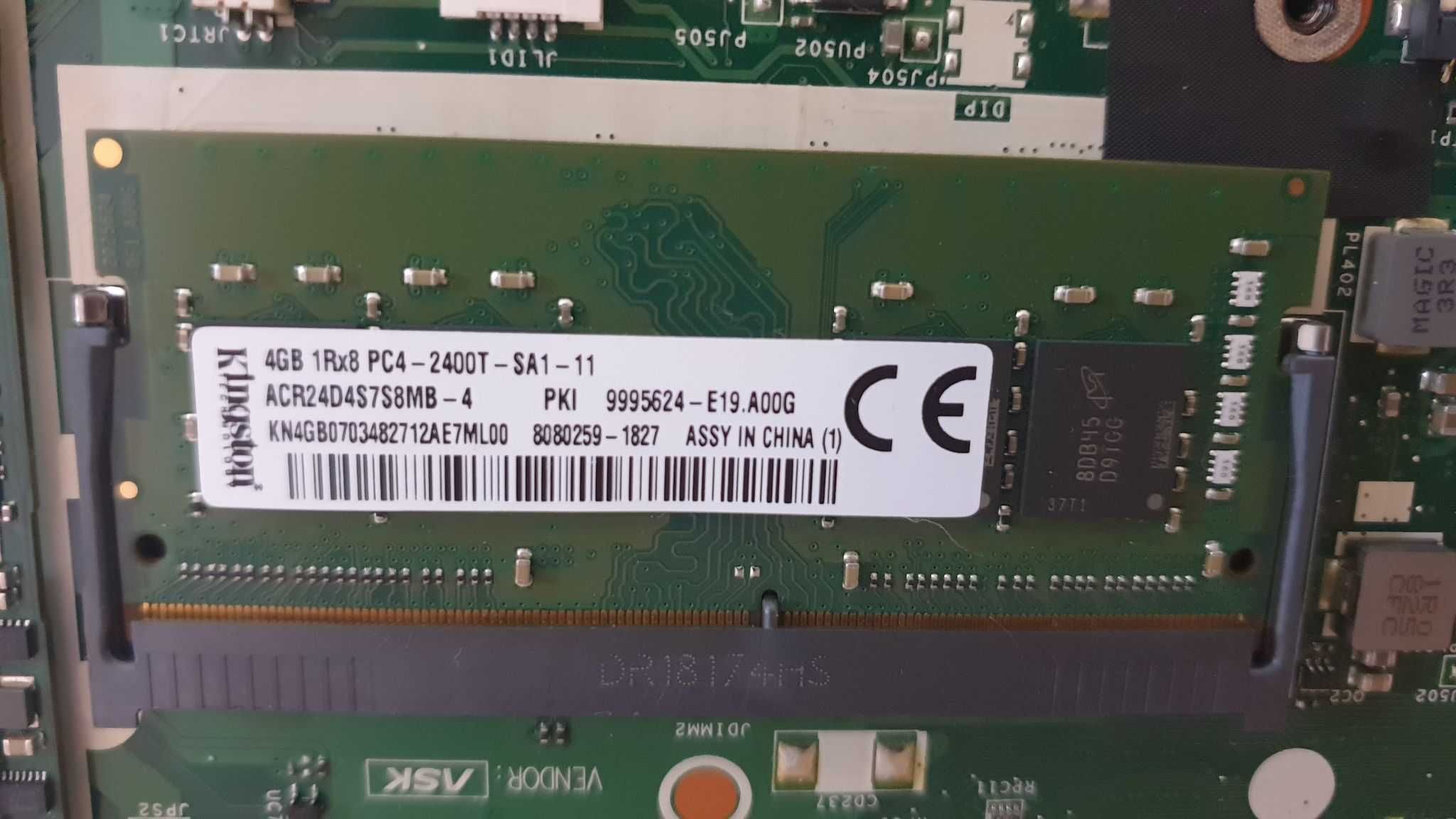 Pamięć Ram DDR4 4GB SODIMM PC4-2400T Kingston
