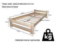 Łóżko  A-10 + Materac 80x200 90x200 Hotelowe Pracownicze Tapczan