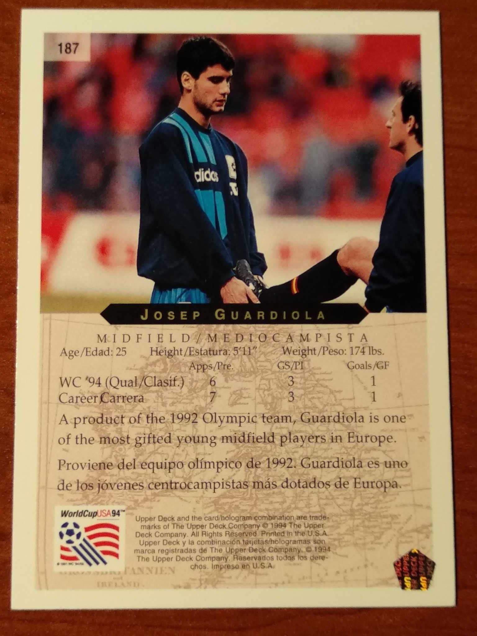 Upper Deck Cartas Futebol 1993/1994 Soccer Trading Cards World Cup USA