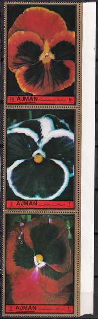 Ajman 1972 cena 2,80 zł kat.2,25€ - flora