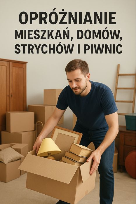 Oproznianie mieszkan, domów, strychów, piwnic, kontenerów itp