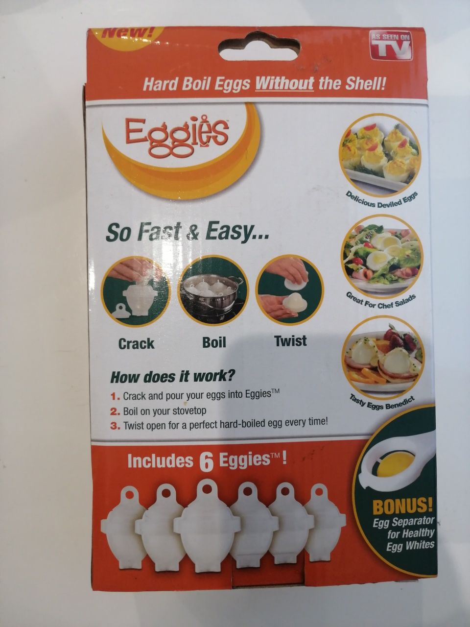 Eggies - pojemniki do gotowania jajek