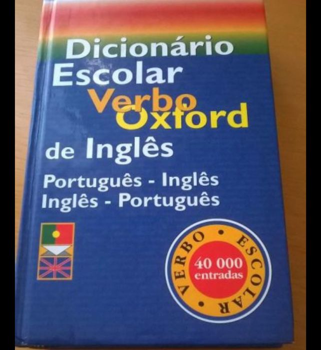 Dicionário escolar Verbo Oxford Português-Inglês e Inglês-Português em