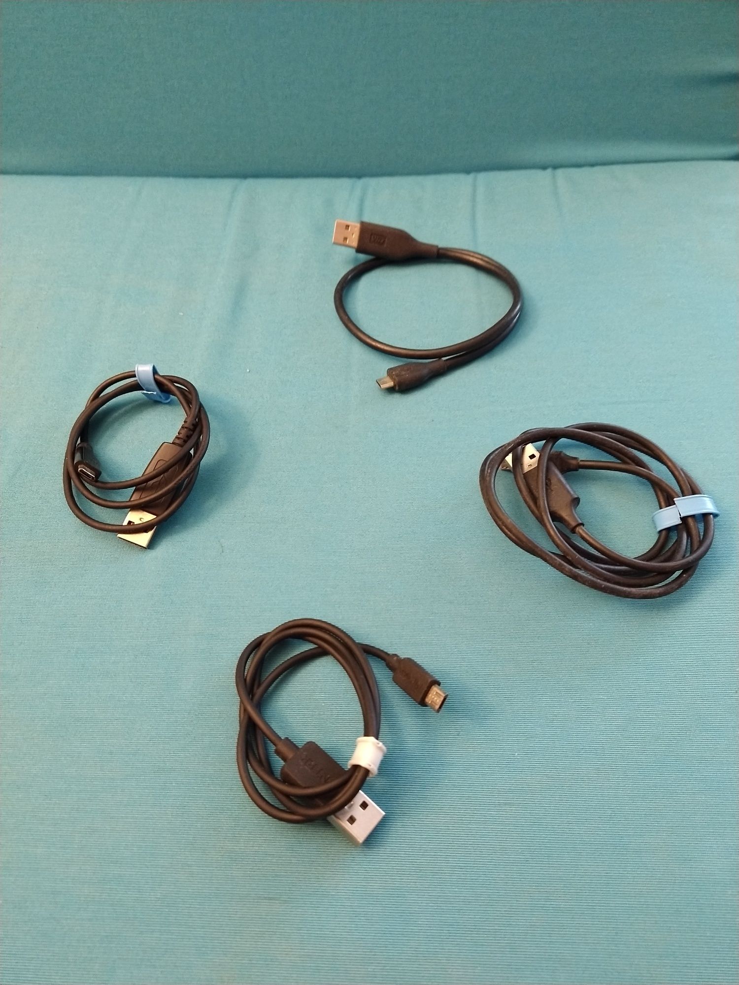 Cabos USB Micro A (4 unidades )