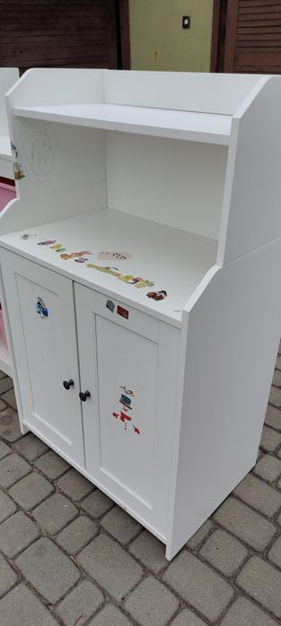 Zestaw mebli IKEA – 2x HAUGA + TROFAST, białe, komplet do pokoju dziec