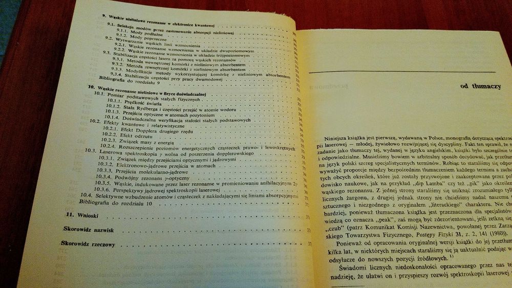 Nieliniowa spektroskopia laserowa Letochow Czebotajew twarda bdb-