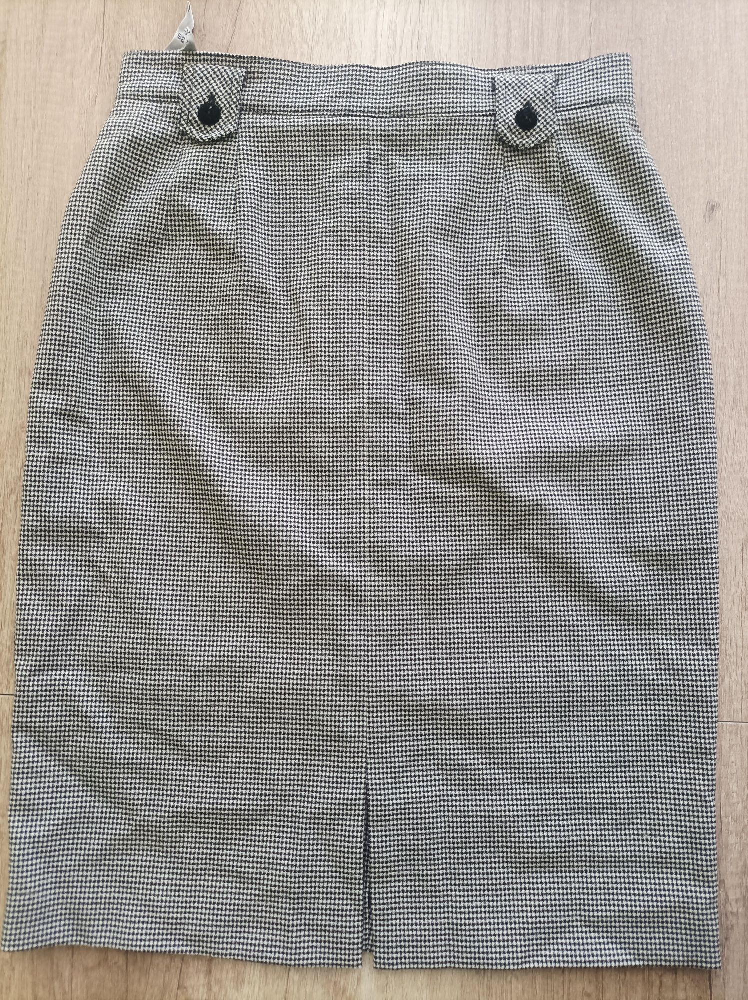 Szara ołówkowa spódnica r. M/38