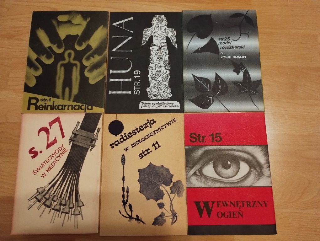 Trzecie oko Biuletyn Psychotronika 6 numerów