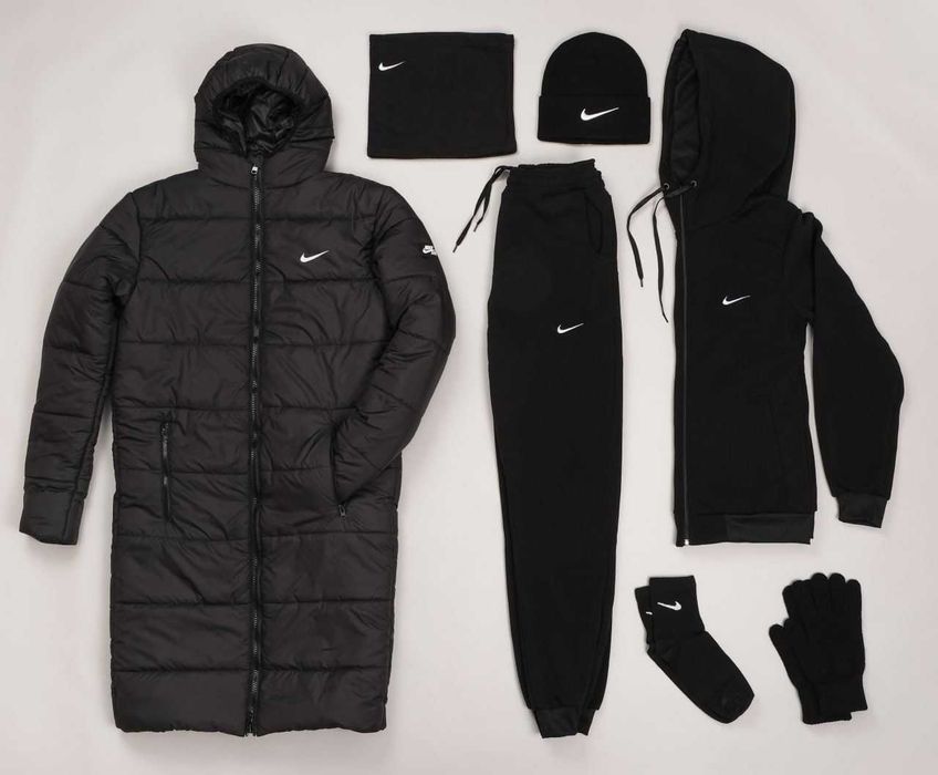 Куртка Nike найк +спортивний костюм +шапка +бафф +шкарпетки +перчатки