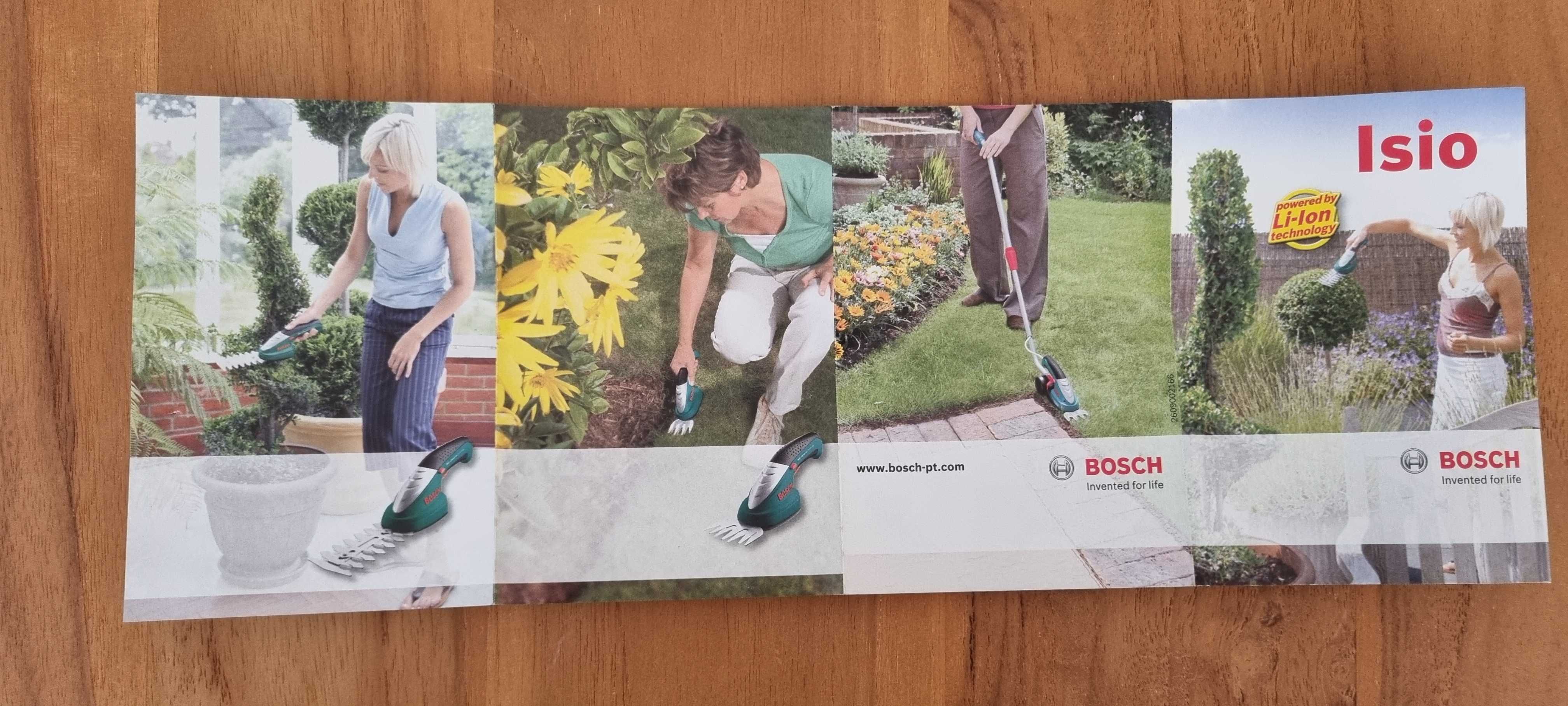 Bosch Isio - mini corta-sebes sem fio 3.6v