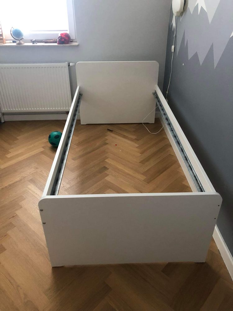 IKEA SLAKT rama łóżka z dnem z listem 90x200 cm