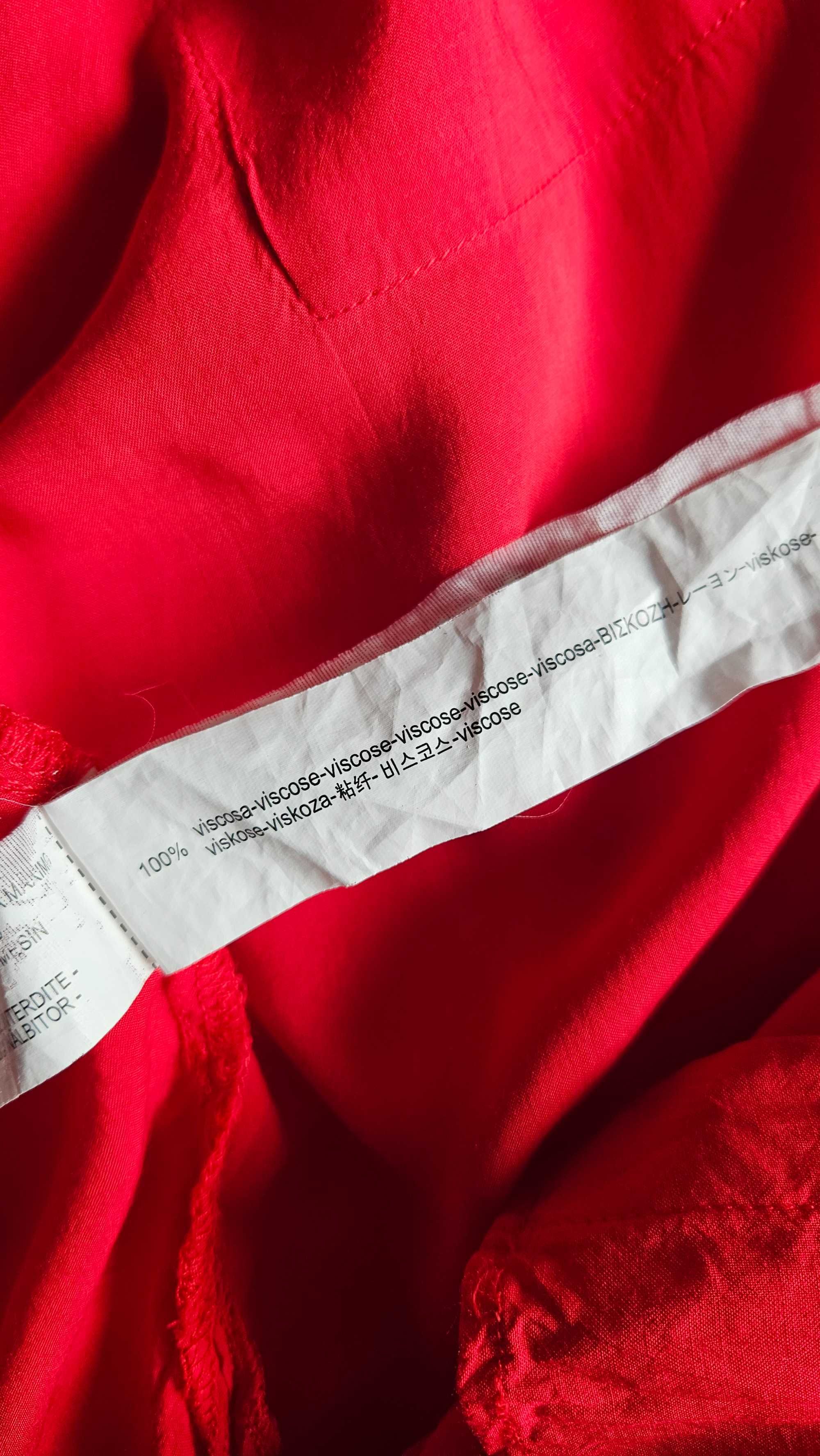 Czerwona koszula Stradivarius
