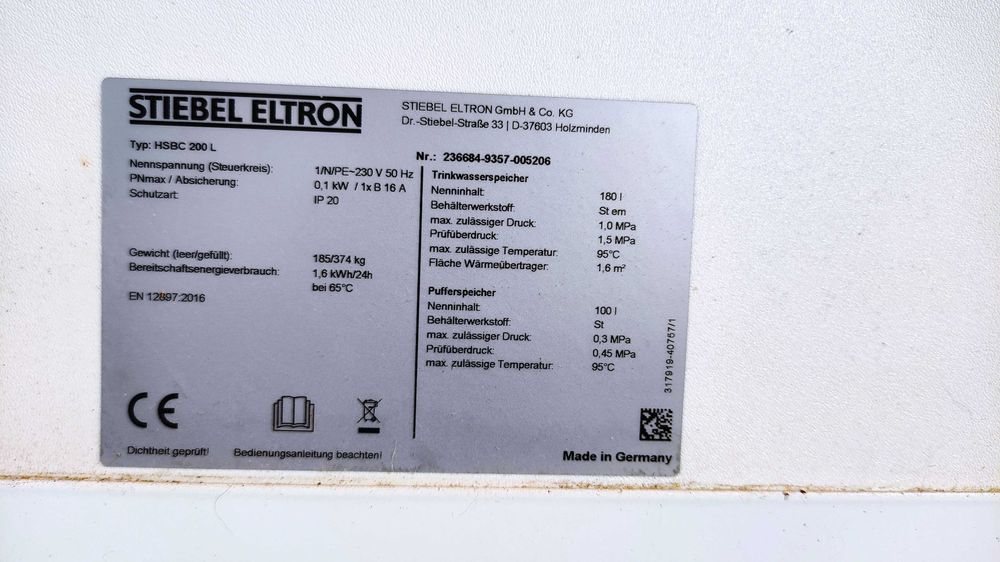 Pompa ciepła Stiebel Eltron WPL 15-2 AE HSBC