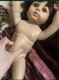 Большая кукла реалистичный пупс лялька Реборн 60 см