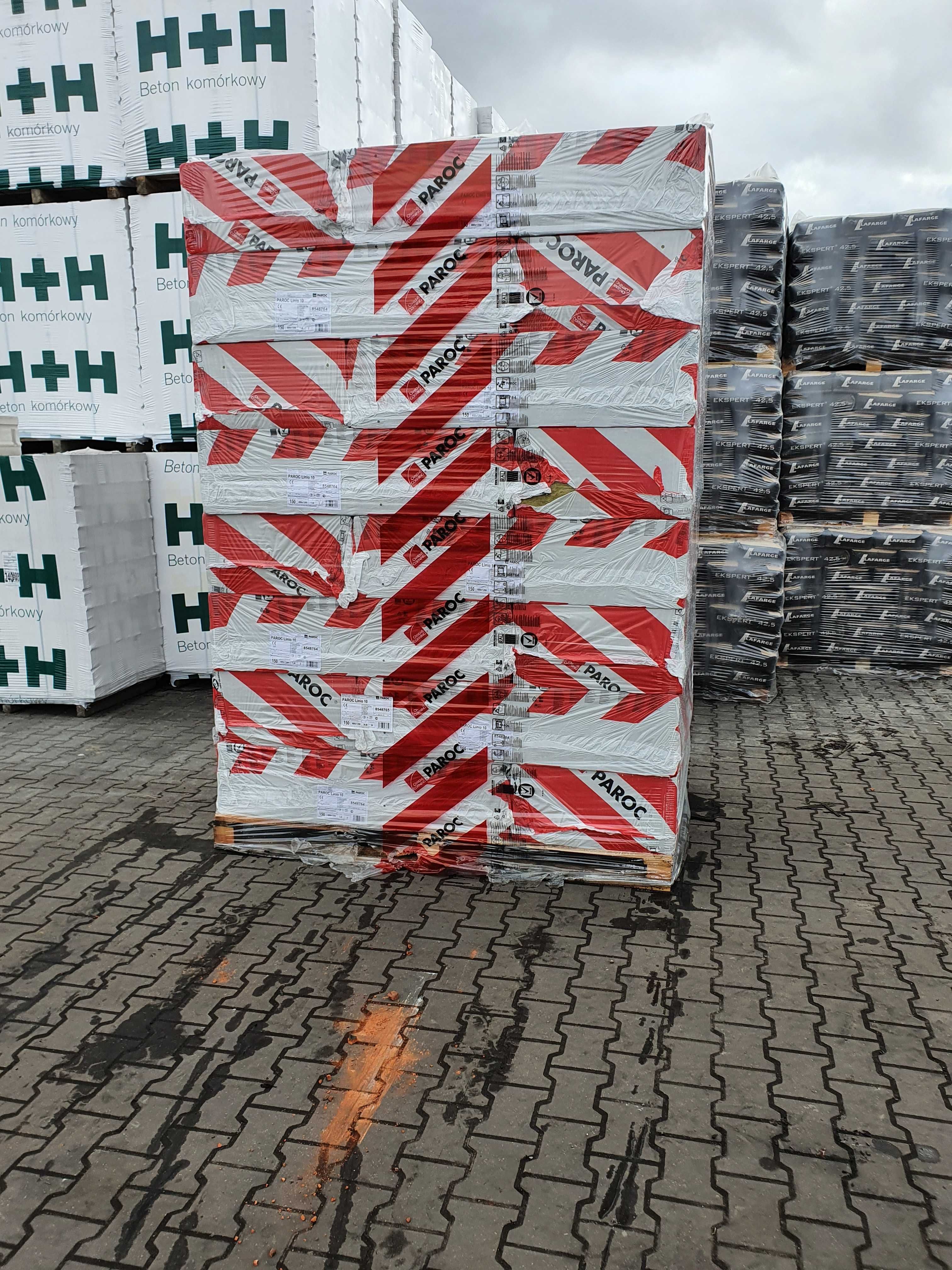Wełna elewacyjna fasadowa Paroc Linio 10 grubość od 5cm-25cm