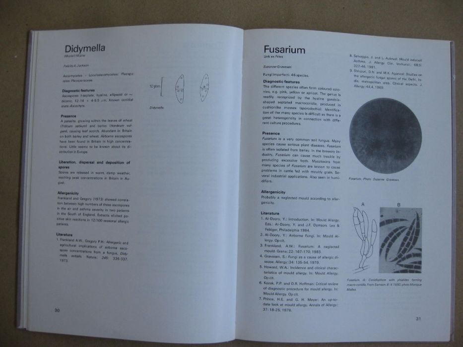 Atlas of moulds in Europe causing respiratory allergy