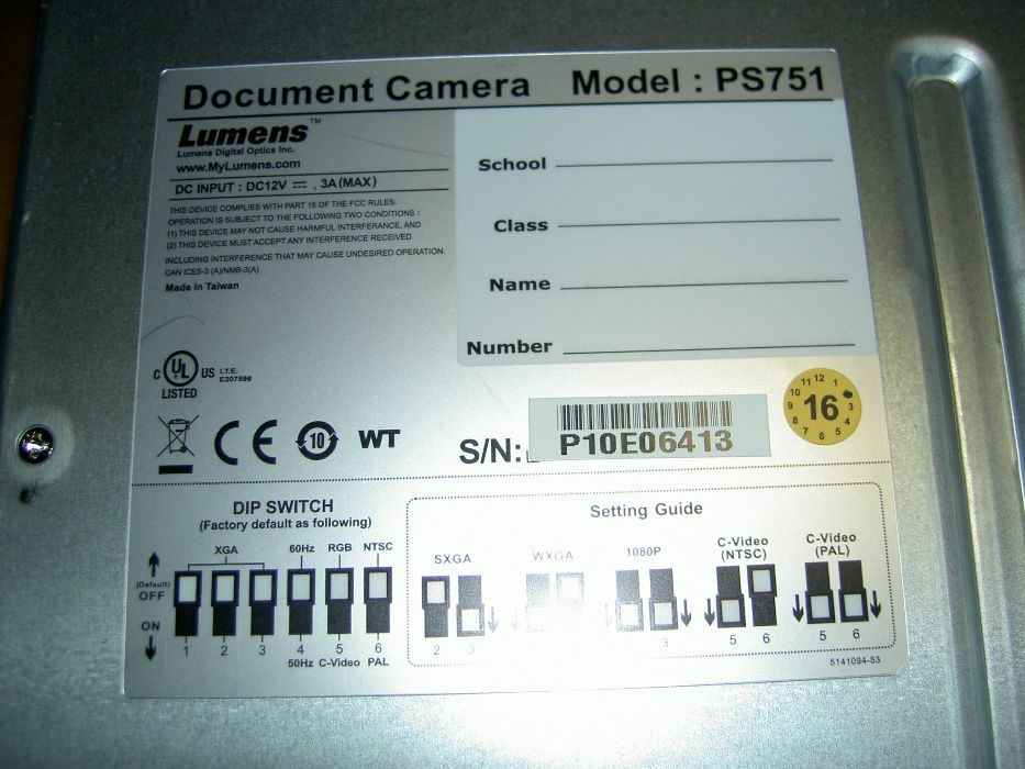NOWY Wizualizer Lumens Ps751