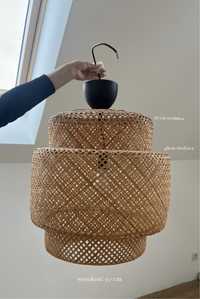 Lampa wisząca boho bambusowa