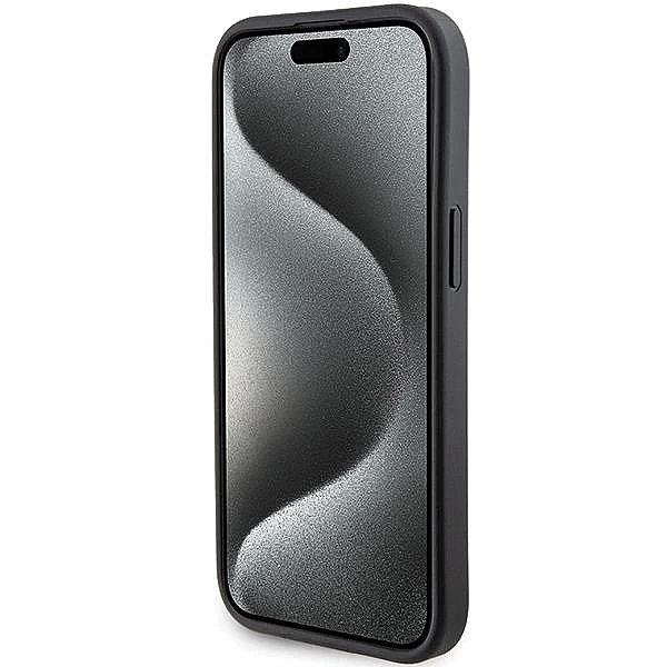 Etui Karl Lagerfeld Gripstand Saffiano Choupette Pins na iPhone 15 Plu