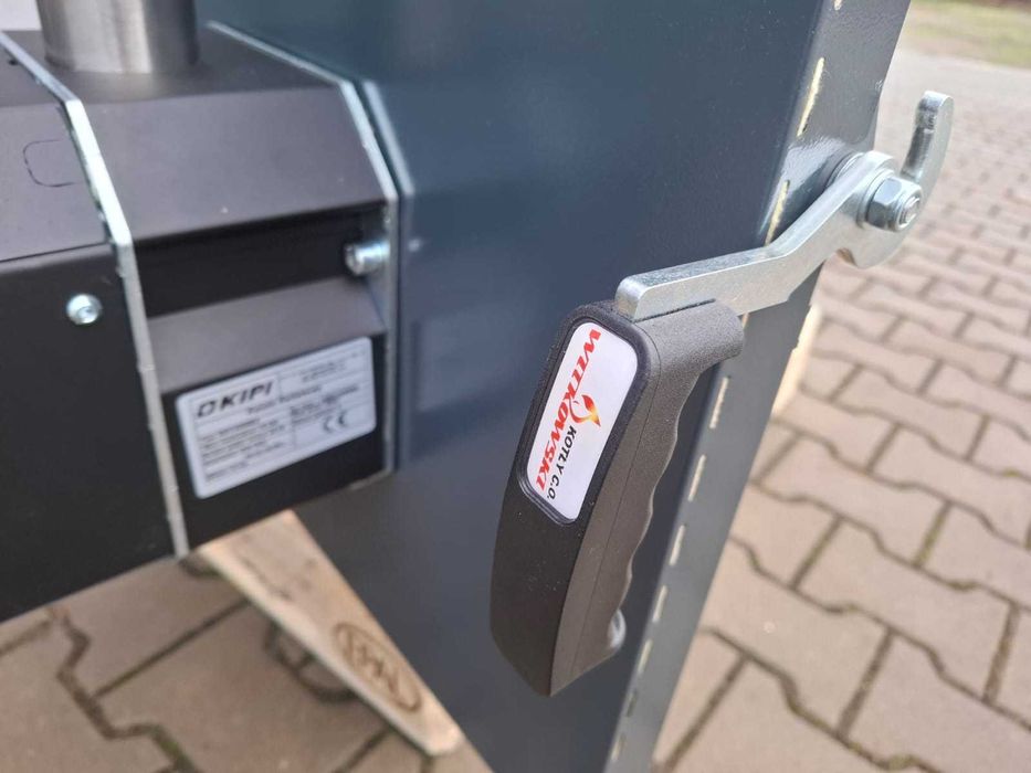 Piec na pellet kocioł typu Slim 15 kW z rotacyjnym palnikiem Kipi eco5