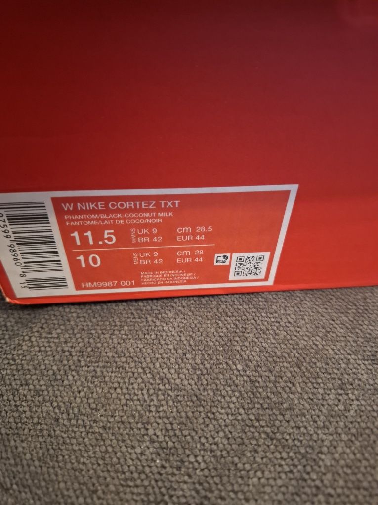 Buty Nike Cortez TXT 44  11.5 nowe