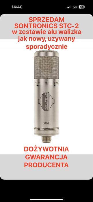 Mikrofon Sontronics stc-2 LIMIT EDITION pojemnościowy