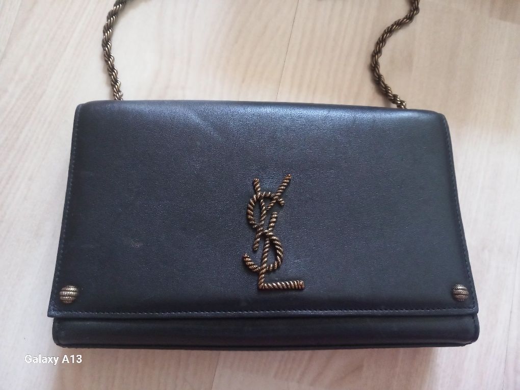YSL Saint Laurent oryginalna torebka skóra