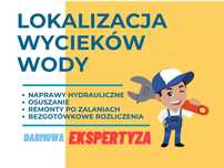 Lokalizacja wycieków wody, osuszanie mieszkań - bezgotówkowo!