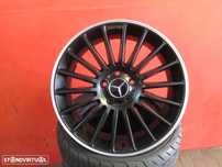 Jantes 18 NOVAS Mercedes AMG Pretas Polidas C/ pneus usados