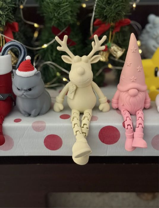 3D принт корпоративні замовлення, новорічні іграшки, прикраси, декор