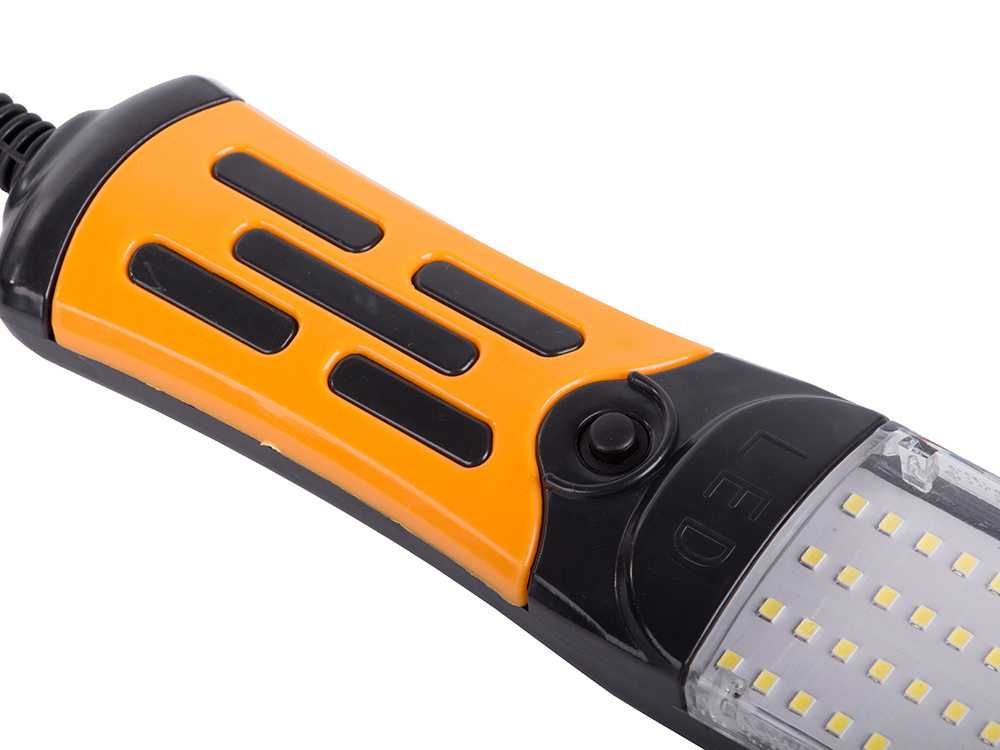 Lampa warsztatowa kanałowa 96 led cob magnes hak
