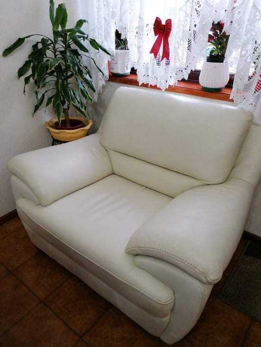 Poltrona em pele