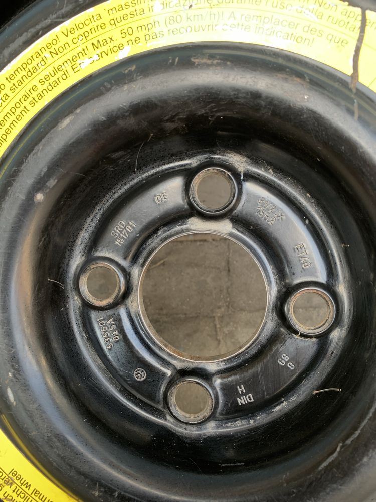 Докатка, Запаска 4/100 R15 4*100 15