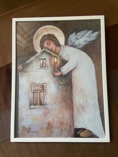 anioł opiekun domu obraz