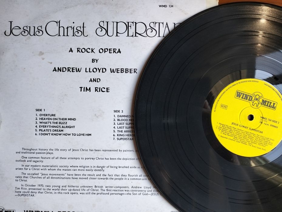 Disco de vinil LP Jesus Christ Superstar