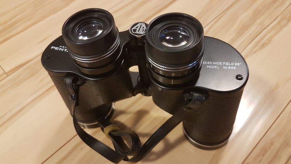 Lornetka myśliwska ASAHI PENTAX 8x40 field9.5 szerokokątna oryg. JAPAN
