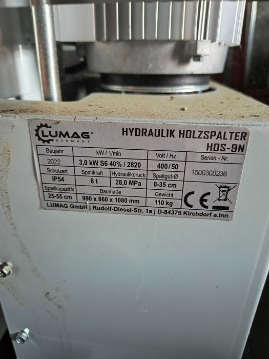 Łuparka do drewna LUMAG HOS-9N