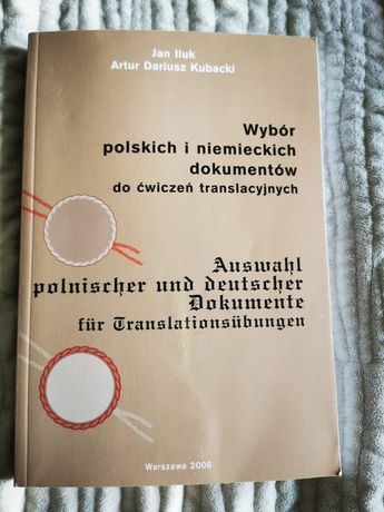 Wybór polskich i niemieckich dokumentów do ćwiczeń translacyjnych