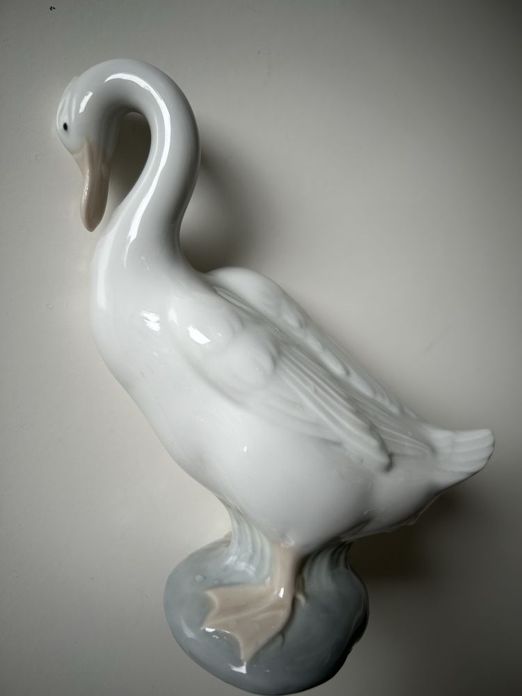 Figurka porcelanowa kaczka łabędź Nao Lladro